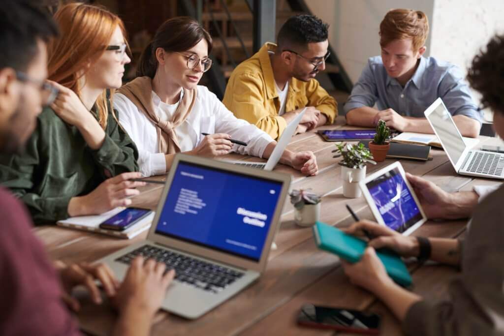 Small IT Business Team