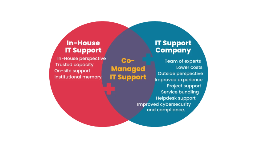 In House Managed Program Fully Managed IT vs. In-House IT - Proper Sky